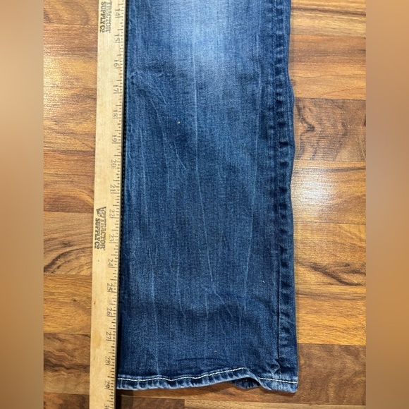 Vigoss Heritage Fit Bootcut Jeans Women’s Size 8x32 Dark Wash - Picture 4 of 7